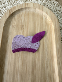Pietenmuts lichtroze glitter