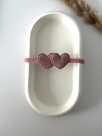 Babyhaarband blushing pink
