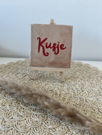 Tegeltje kusje