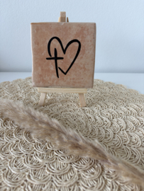 Tegeltje geloof en liefde