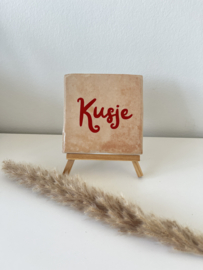 Tegeltje kusje
