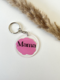 Sleutelhanger mama roze