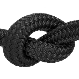 Luxe polyester/pp landvast - 10mm 5 meter zwart
