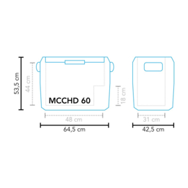 Mestic compressor koelbox MCCHD-60 AC/DC