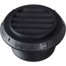 Webasto uitblaasrooster open, recht, 60mm zwart