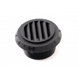 Webasto uitblaasrooster open, schuin, 60mm zwart