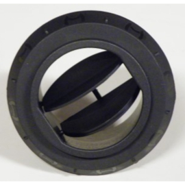 Webasto uitblaasrooster afsluitbaar, 90mm, zwart