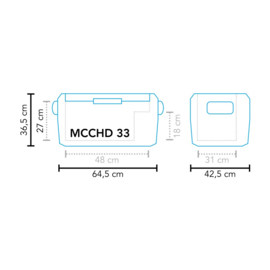 Mestic compressor koelbox MCCHD-33 AC/DC