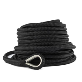 Ankerlijn met lood Zwart 20 meter 10mm