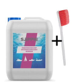 Sjippie onderwaterschip reiniger 2,5 liter + Borstel