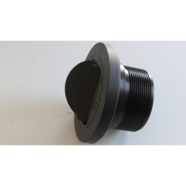 Autoterm Uitblaasrooster 60mm (klein) afsluitbaar zwart