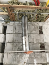 Kanaal renovatie 7 meter met plafond aansluiting