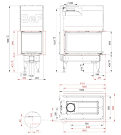 BEF HOME Therm V8 U 3-zijdig (lift deur)