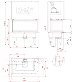 BEF HOME Therm V8 C 3-zijdig (lift deur)