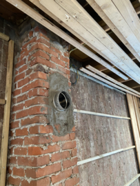 Kanaal renovatie 7 meter met muur aansluiting