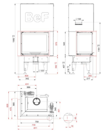 BEF HOME Therm V7 hoek (lift deur)