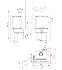 BEF HOME Therm V6 hoek (lift deur)