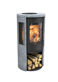 Contura 556 T Style zwart (speksteen)
