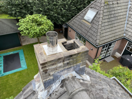 Kanaal renovatie 7 meter met plafond aansluiting