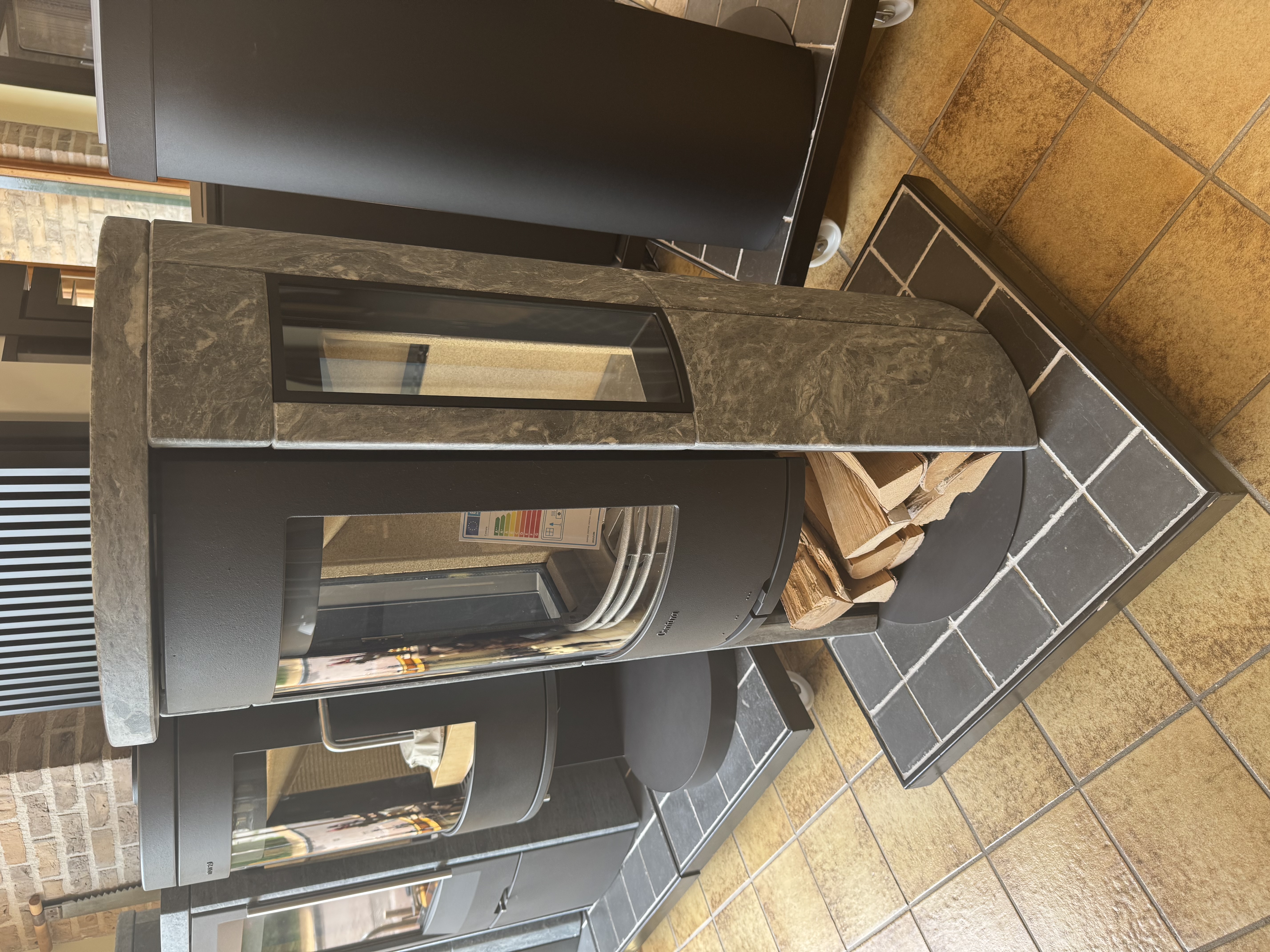 Contura 556 T Style zwart (speksteen)