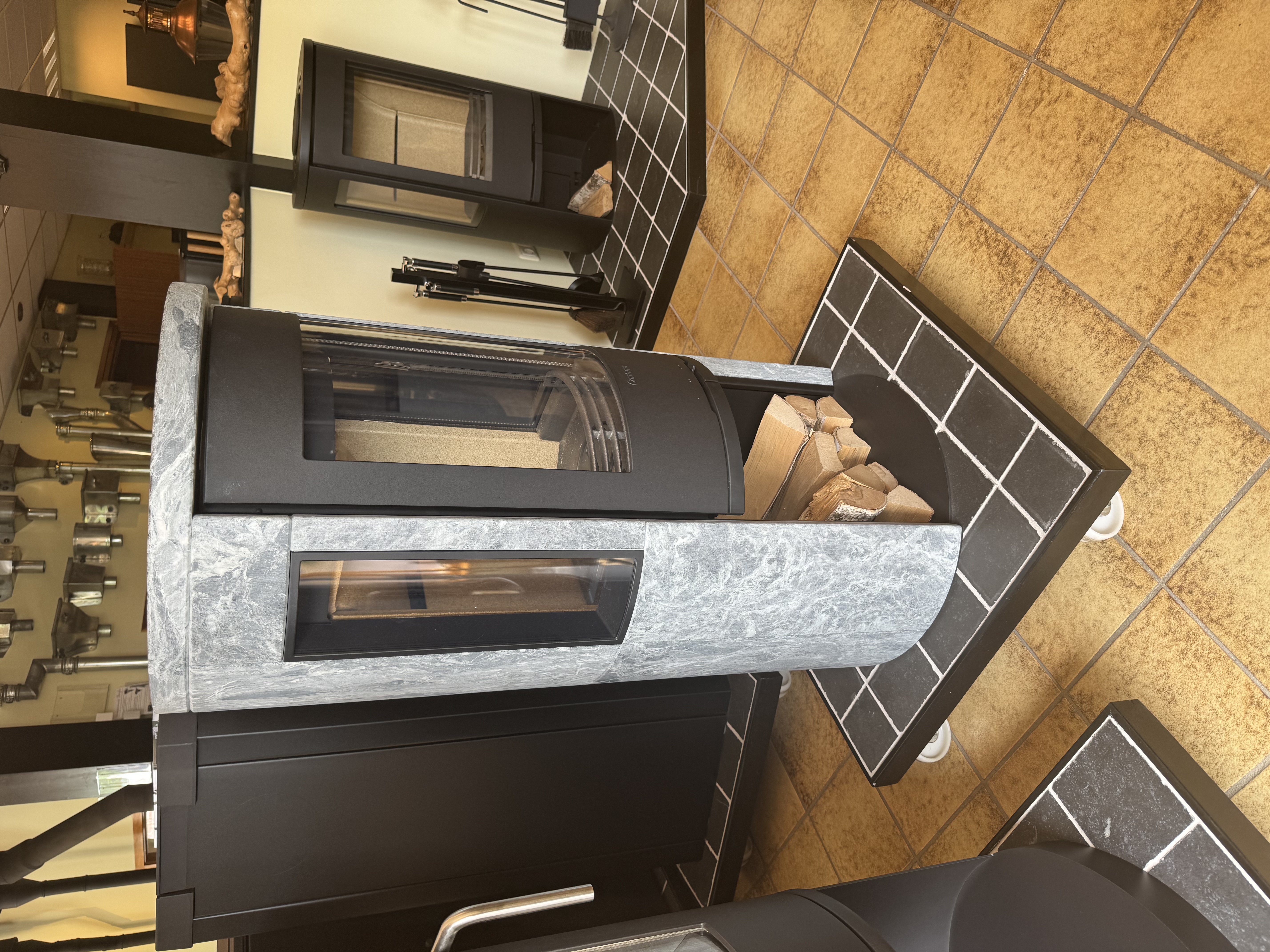 Contura 556 T Style zwart (speksteen)