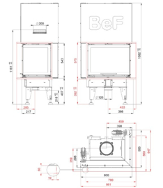 BEF HOME Therm V8 hoek (lift deur)
