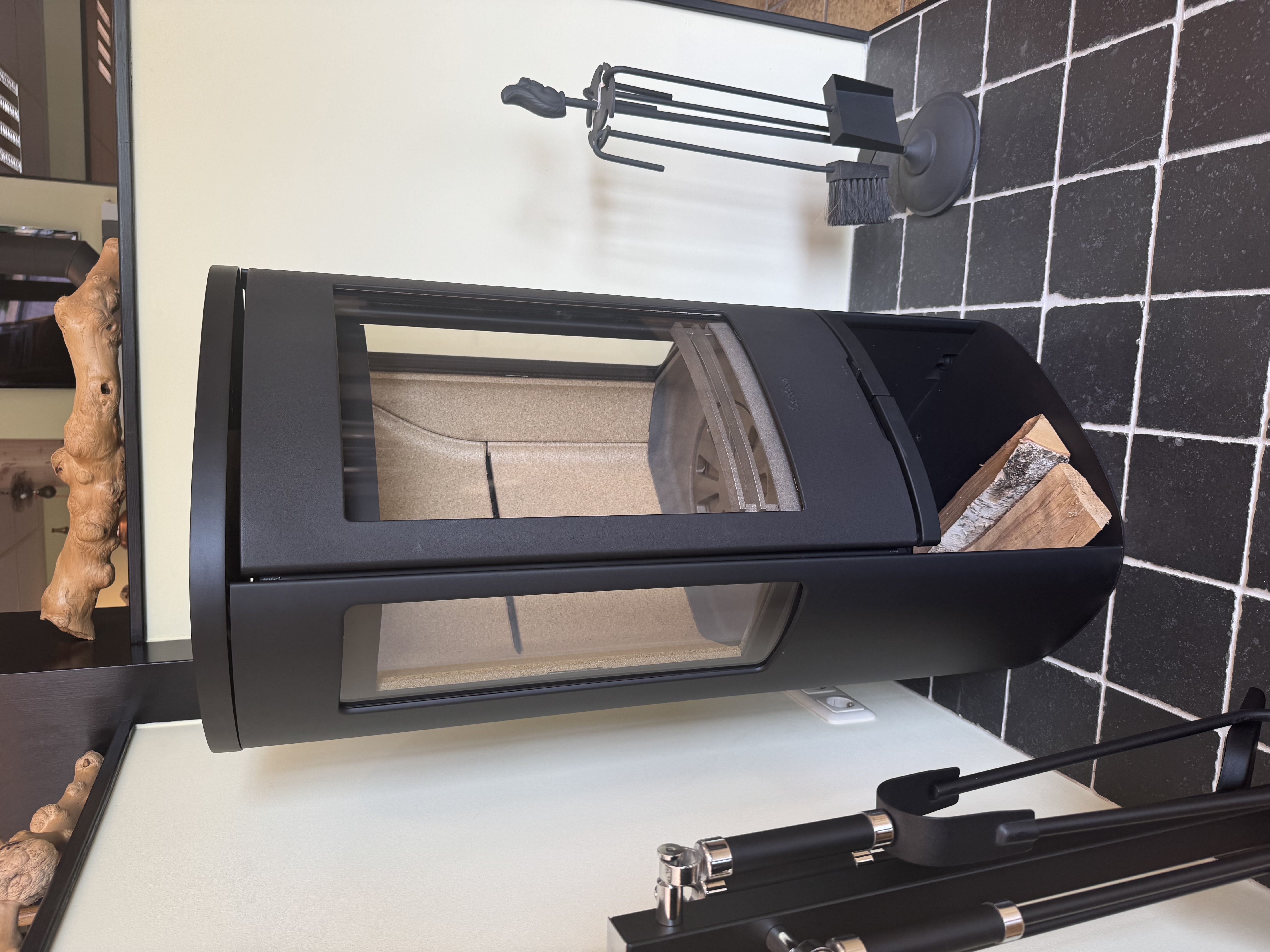 Contura 856 Style zwart (met zijglas)