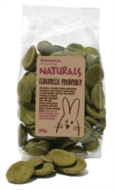 Rosewood Naturals fenegriek crunchies  200gr tht: 2-2024