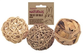 Rosewood Naturals trio of fun balls M