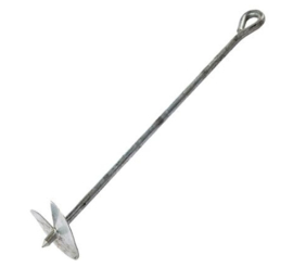 Grondanker - zeer robuust zoals in gebruik in de fruitteelt - 50cm lang, schotel 10cm