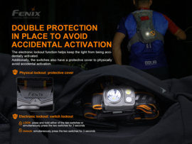 HP16R - Hoofdlamp met oplaadbare accu en te gebruiken met AA batterijen