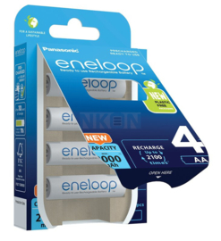 Eneloop Ni-MH batterijen AA 2000 mAh  - 4 stuks