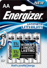 Energizer Lithium L91 AA (niet oplaadbaar) - 4 stuks