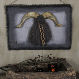 Kalkdoek met ramshoorn