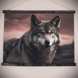 Wanddoek wolf