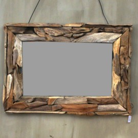 Spiegel drijfhout, 70 x 50 cm