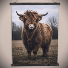 Wanddoek hooglander