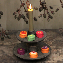 Bonbon etagiere met kaarshouder