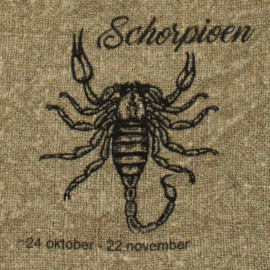 Shabbydoek Schorpioen