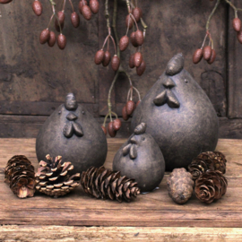3 kippen (set)