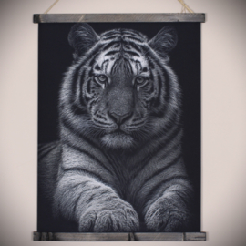 Wanddoek tijger