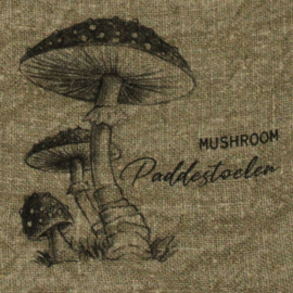 Shabbydoek paddestoelen