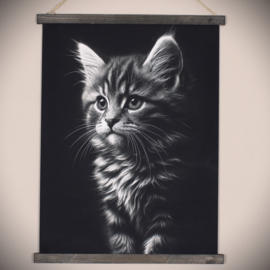 Wanddoek poes