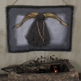 Kalkdoek met ramshoorn