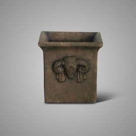 Pot met ramskop, vierkant