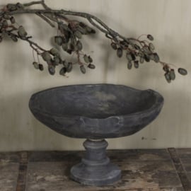 Java schaal op voet, 35 cm