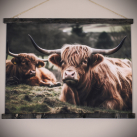 Wanddoek hooglanders