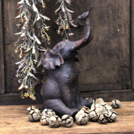 Olifant met vogel
