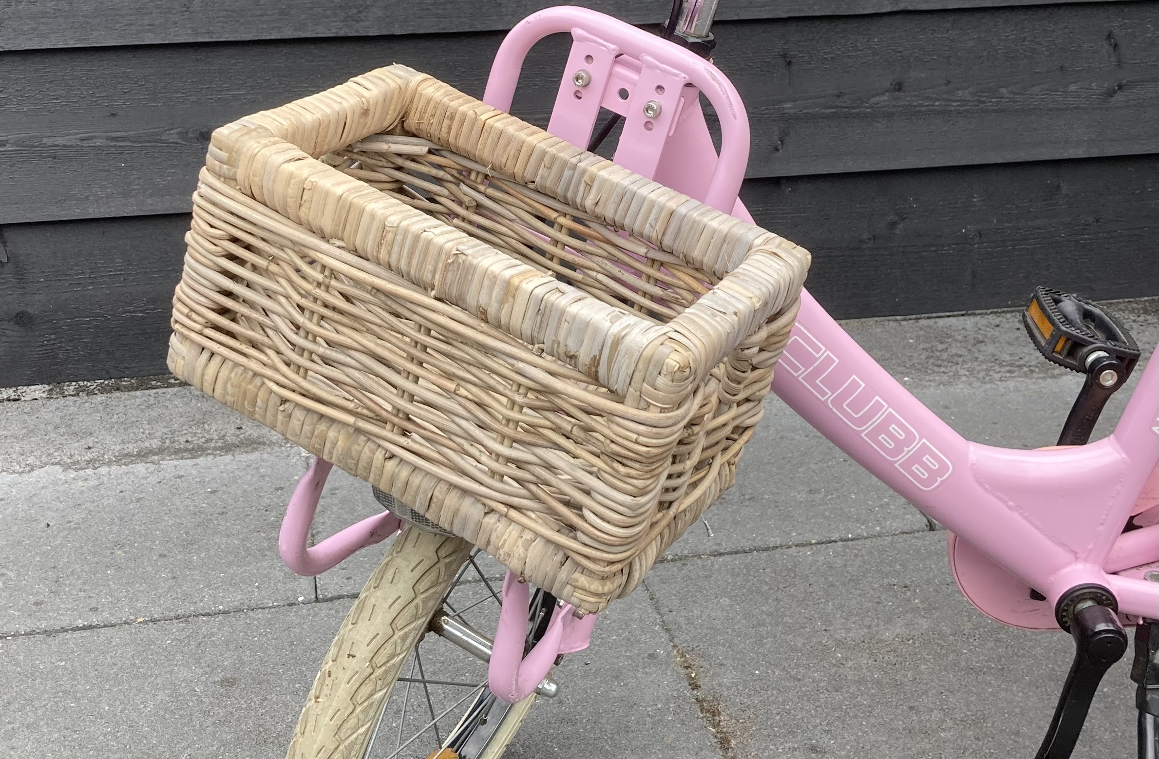 Fietsmandje klein rechthoekig (28x18x15cm)