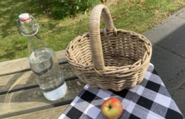 Kleiner offener Picknickkorb mit Henkel (30 x 25 x 16 cm)